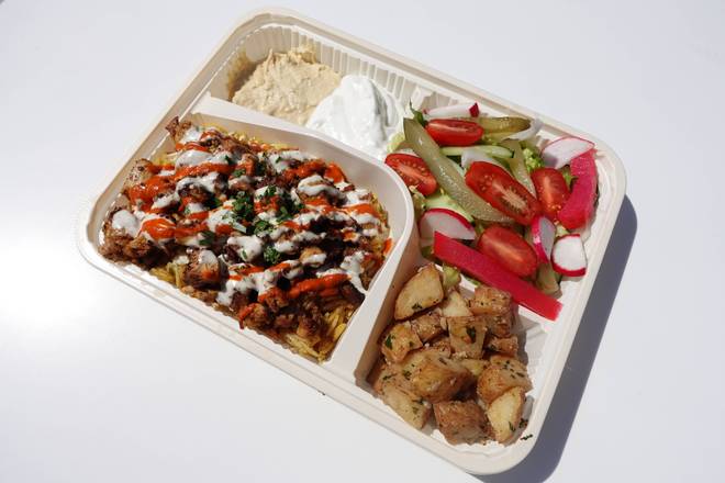 Jerk Chicken Kebab Platter