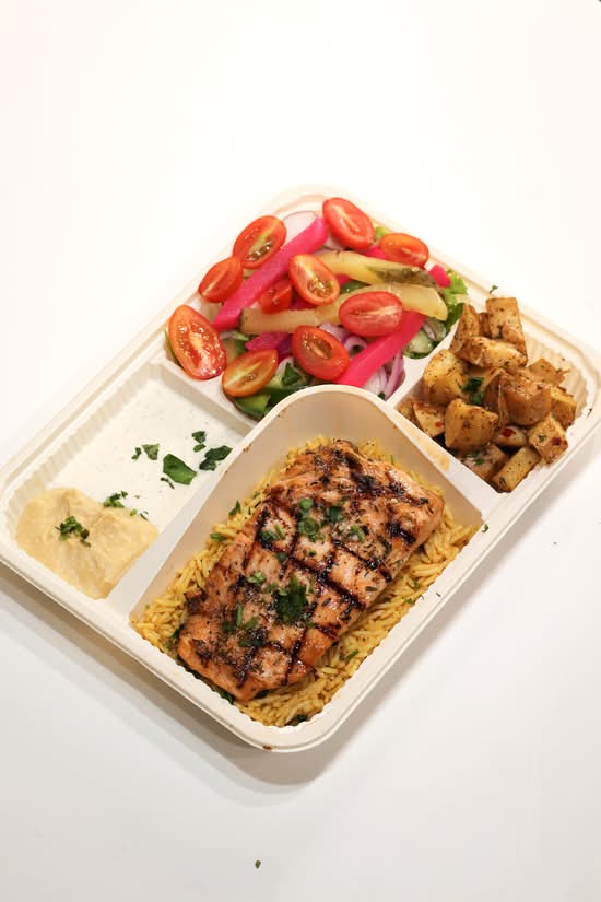 Flame Grilled Salmon Platter