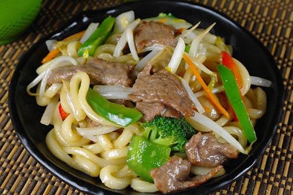 Beef Fried Udon