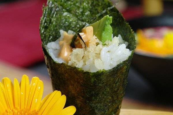Spicy Salmon Hand Roll