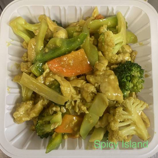 H18. Curry Chicken with Vegetables