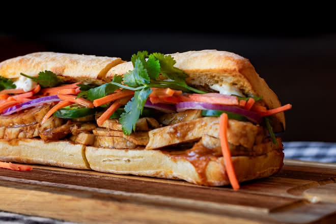 Chicken Banh Mi Sandwich