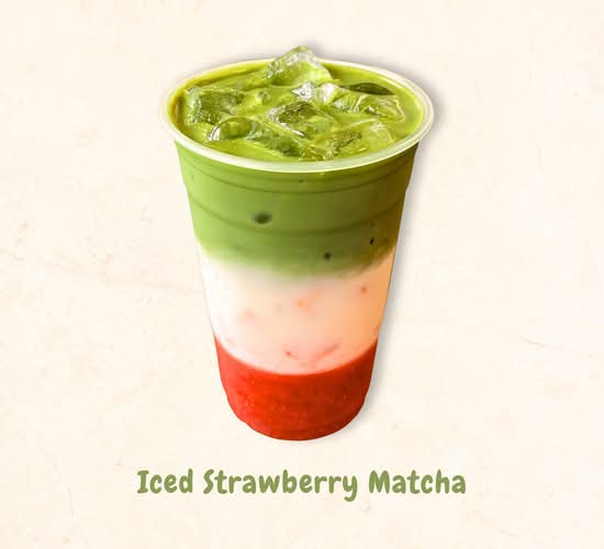 Iced Strawberry Matcha