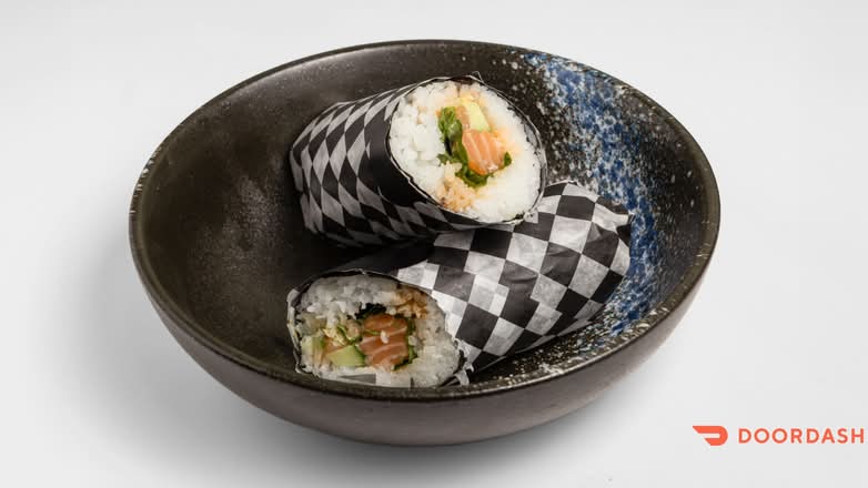 88. Salmon or Tuna Burrito