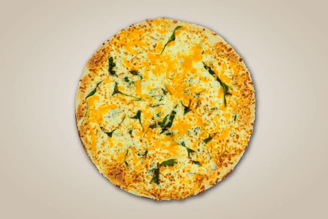 #16 Three-Cheese Spinach Pizza