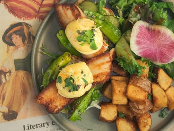 Mirin Chashu Egg Benedict
