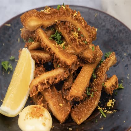 Crispy Braised Beef Honeycomb Tripe