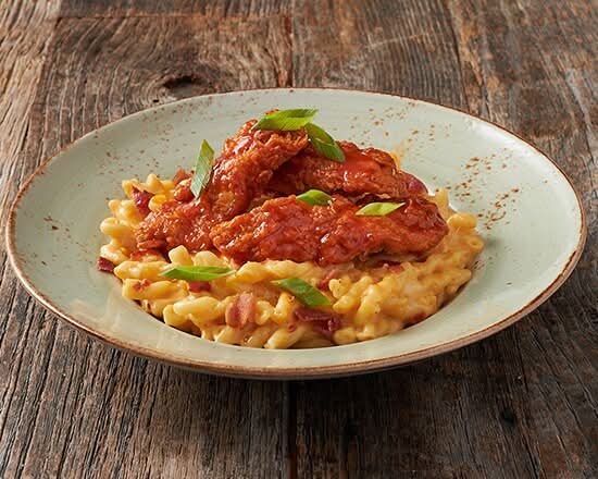 Crunchy Chicken Mac 'n' Cheese