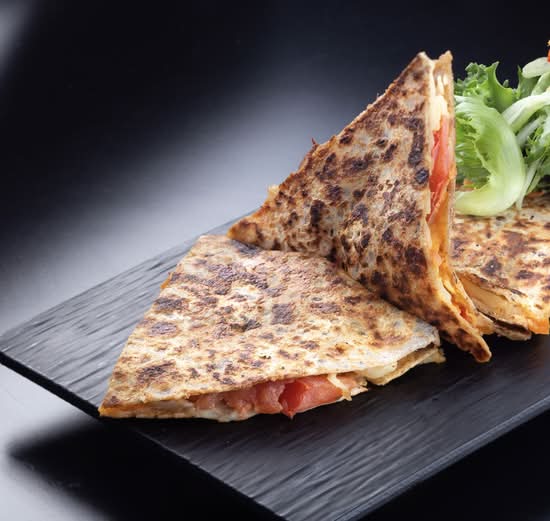 Vegan Black Bean & Corn  Quesadilla