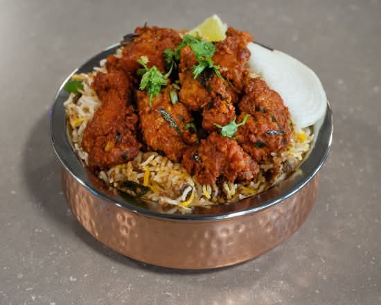 (Very Spicy) Telangana Spicy Boneless Biryani