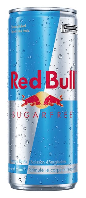 Boisson énergisante Redbull sans sucre / Sugar Free Redbull energy drink
