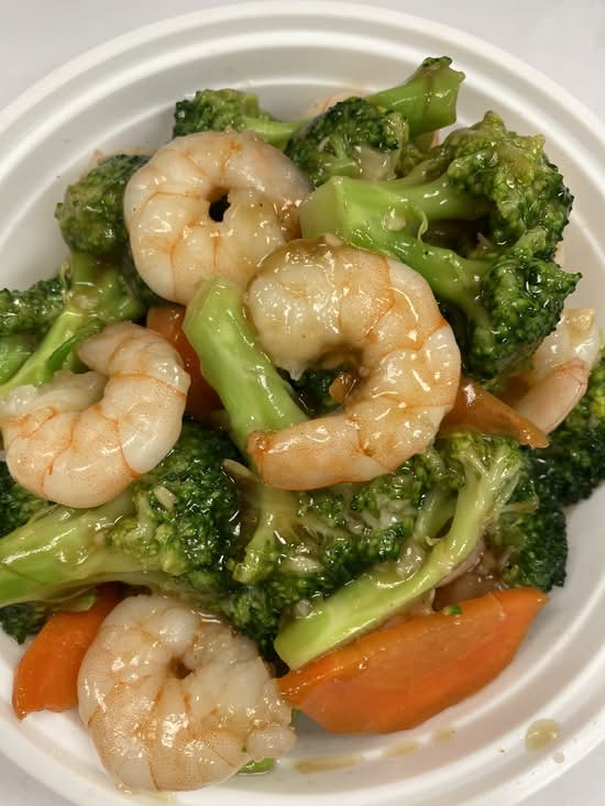 Wok Fried Shrimp with Broccoli