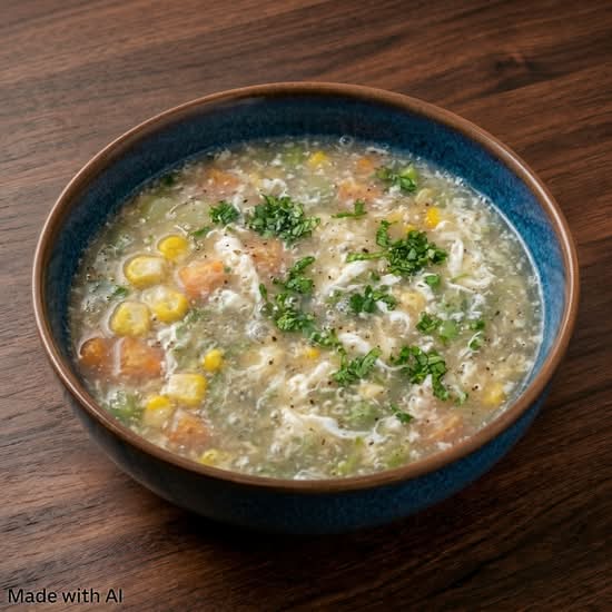 Sweet Corn Chicken Soup