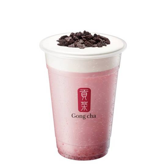 Strawberry Oreo Milk Foam Milk Tea