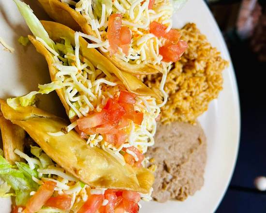 Deep-fried Taco Dinner