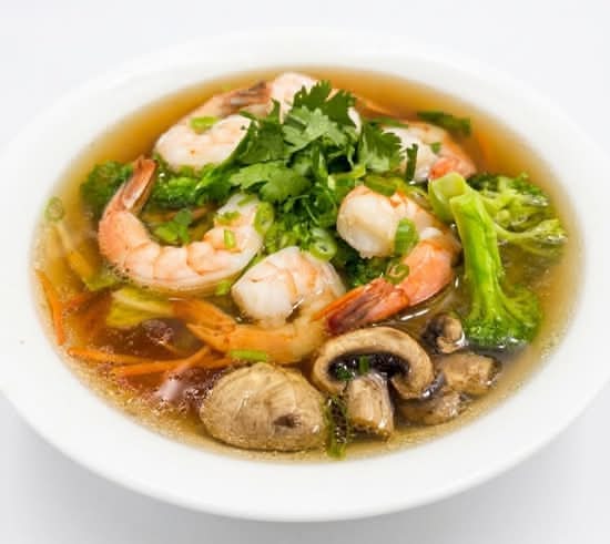 Phở Tôm Rau (Soupe Tonkinoise au Crevettes Legumes)