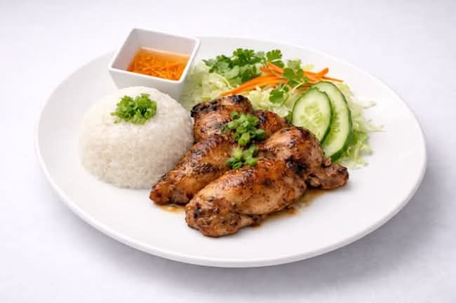 Riz au Poulet Grillé (Grilled Chicken Rice)