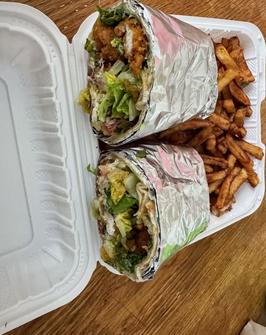 Wrap César au poulet croustillant / Crispy Chicken Caesar Wrap
