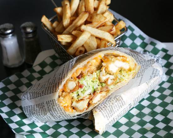 Wrap classique au poulet croustillant / Classic Crispy Chicken Wrap