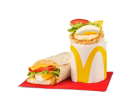 Wrap-déjeuner épicé avec œuf et patates hachées brunes [630.0 Cal]