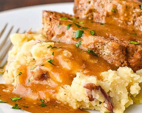 Meat Loaf  with mash & veg
