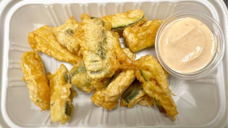 Vegan Zucchini Sticks ( 12 Thanh Bí Chiên Giòn)