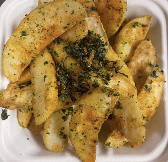 Potato Wedge with Spiced Thai Basil