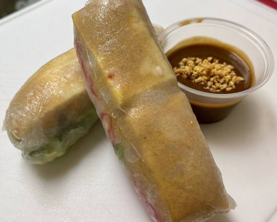 Fresh Tamarind Tofu Wrapped (2 Pcs) (Đậu Sốt Me Gỏi Cuốn)