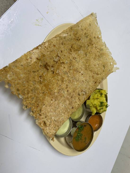 Onion Rava Masala Dosa