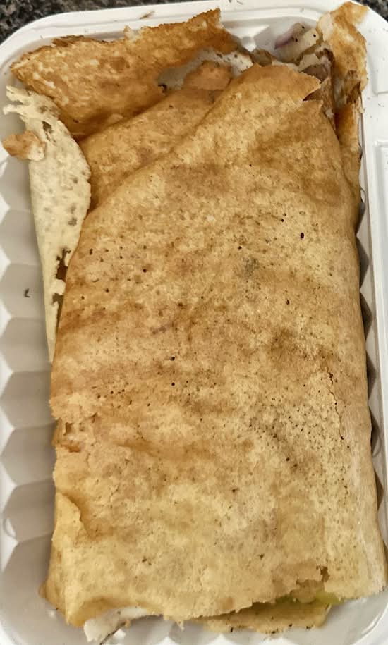 Onion Masala Dosa