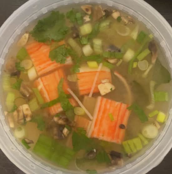 Soupe Miso Fruits de Mer / Seafood Miso Soup