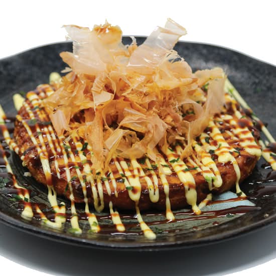 Okonomiyaki de fruits de mer / Seafood Okonomiyaki