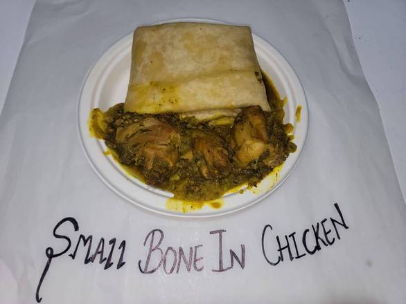 Small Bone Chicken Roti - Wrapped ( No Modifications)