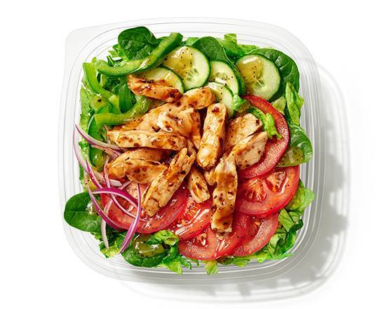 Salade Poulet teriyaki aux oignons doux / Sweet Onion Chicken Teriyaki Salad