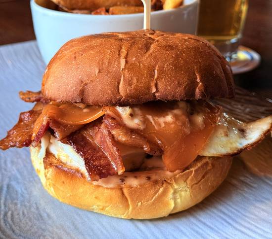 Double Double Breakfast Sandwich