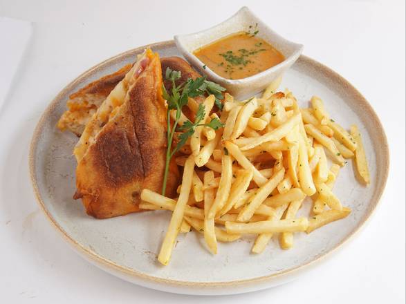 Teriyaki Chicken Grilled Cheese
