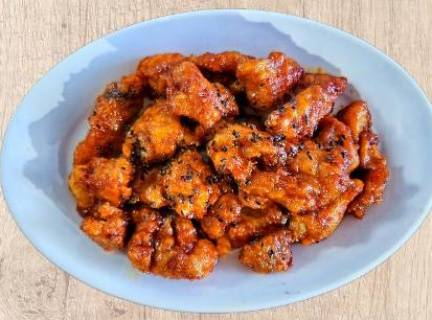 Dak-gangjng (Poulet Sucré & Épicé / Sweet & Spicy Chicken)