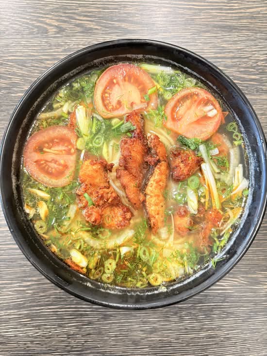 22. Hải Phòng - Styled Spicy Fried Fish Noodle Soup (Bún Cá Cay Hải Phòng)