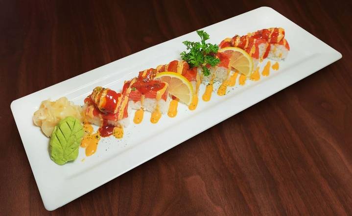 Smoked Salmon Oshi