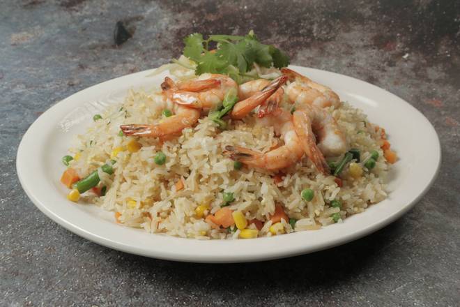 R2. Riz frit aux crevettes