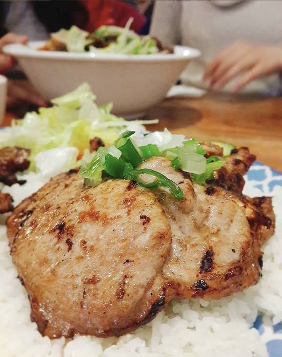 Special Small Viet Rice with Grilled Pork Chop