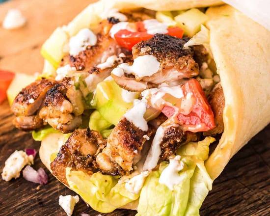 Chicken Doner Pita Wrap