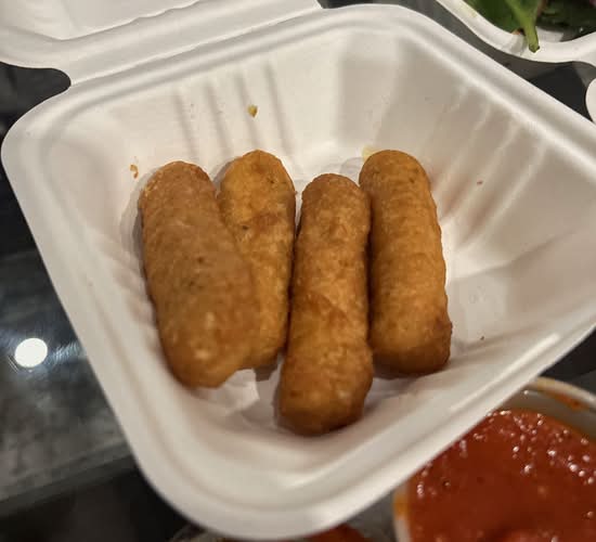 Breaded Mozzarella Sticks