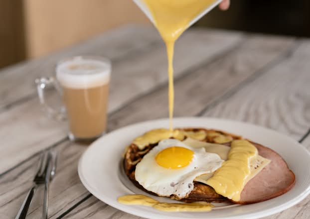 Gaufre Kéto Œuf Bacon