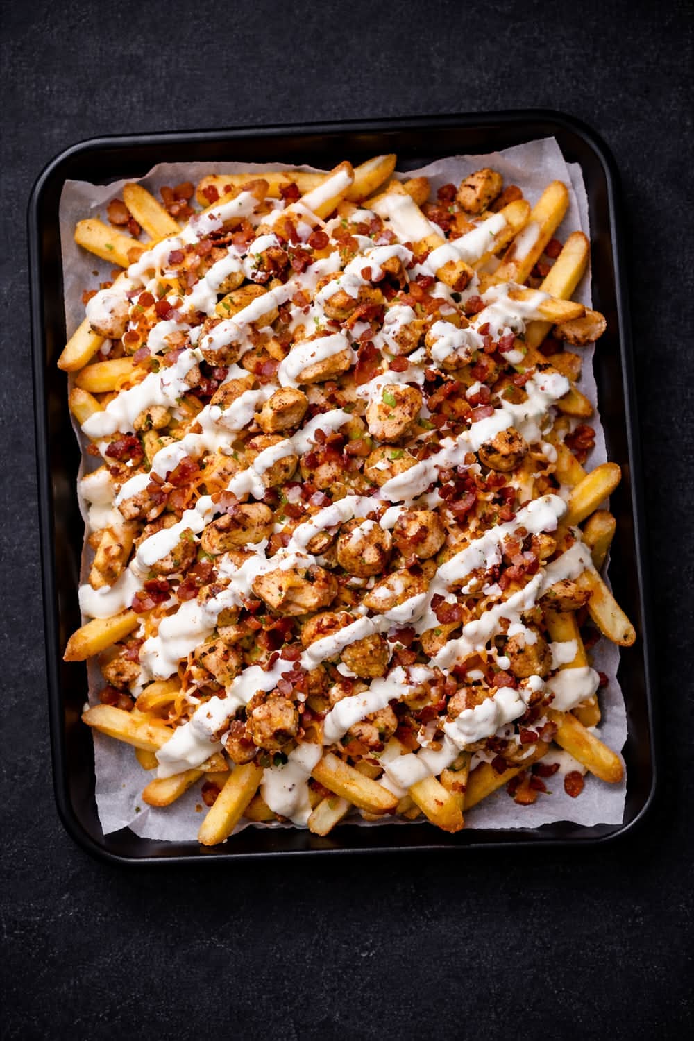 Chicken Bacon Ranch Fries