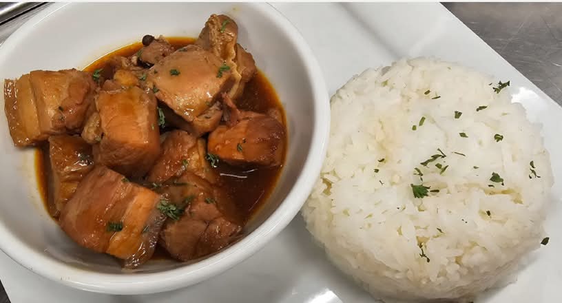 Pork Adobo with Rice