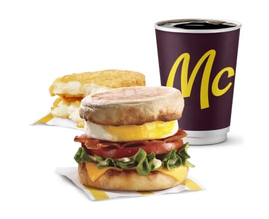 Trio McMuffin BLT avec œuf [710-730 Cal]
