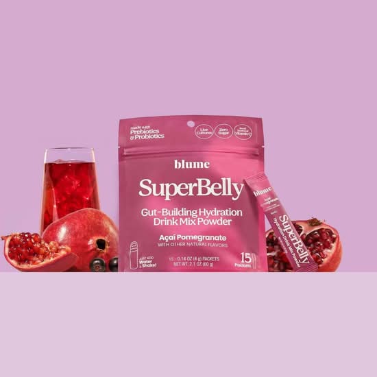 SuperBelly Strawberry Hibiscus