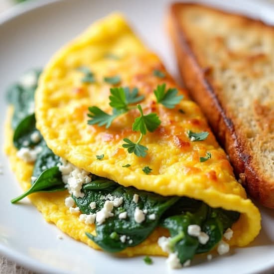 Spinach & Feta Omelette