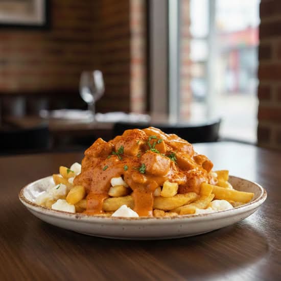 Large Butter Chicken Poutine